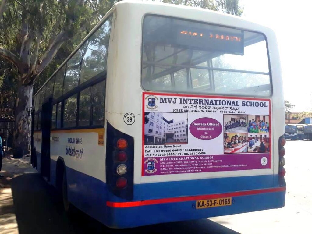 BMTC Bus Ads in Bangalore