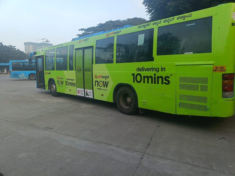 BMTC VOLVO AC BUS FULL WRAP ADVERTISING 1