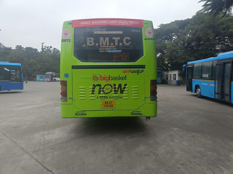 BMTC VOLVO AC BUS FULL WRAP ADVERTISING 2