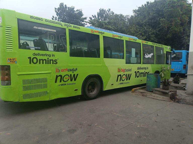 BMTC VOLVO AC BUS FULL WRAP ADVERTISING 3