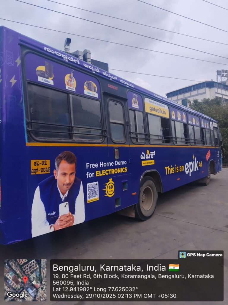 BMTC Bus Advertising in Bangalore