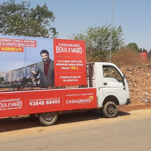 Mobile van advertising in Bangalore