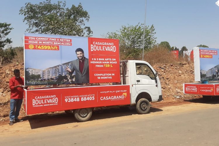 Mobile van advertising in Bangalore